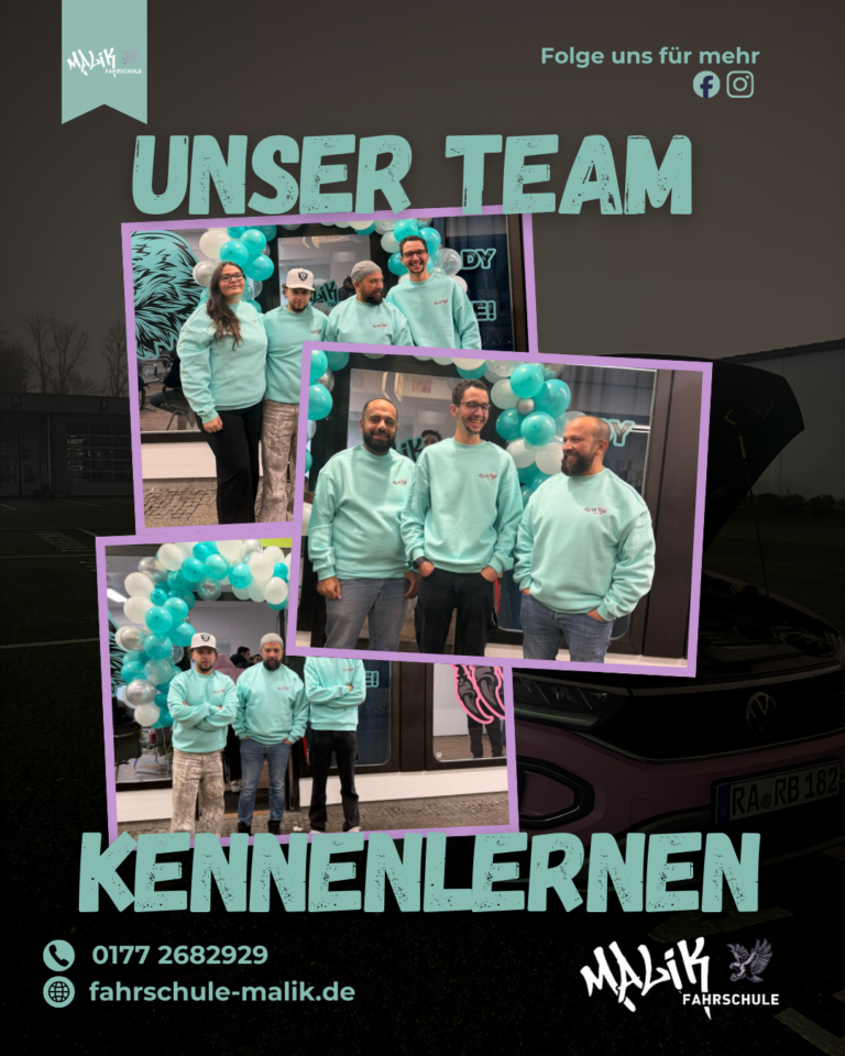 Unser Team freut sich auf dich!